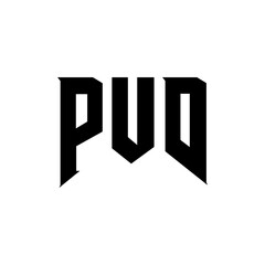 PUD letter logo design for technology company. PUD logo design black and white color combination. PUD logo, PUD vector, PUD design, PUD icon, PUD alphabet. PUD typography logo design.