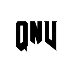 QNV letter logo design for technology company. QNV logo design black and white color combination. QNV logo, QNV vector, QNV design, QNV icon, QNV alphabet. QNV typography logo design.