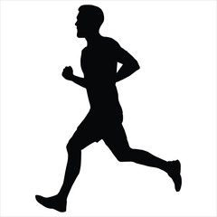 running man silhouette