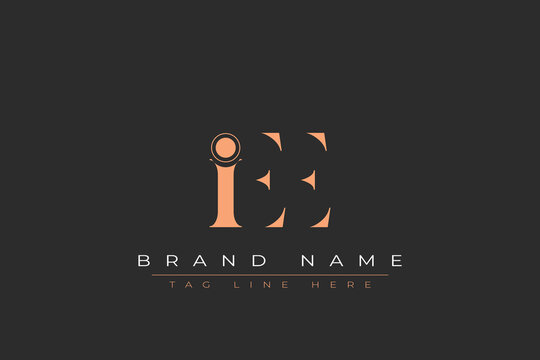 IEE abstract letter logo design. This logo is designed by three abstract letters.