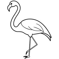 Single Line Coyote Elegant Vector Design