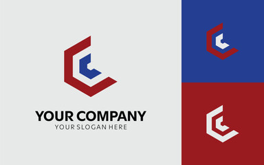 a simple modern logo design vector