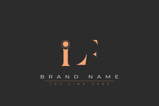 ILF abstract letter logo design. This logo is designed by three abstract letters.