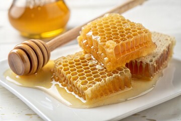 honey and honeycomb