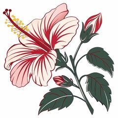 vector illustration of a flower
