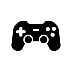 Modern gaming controller for video games on a white background.