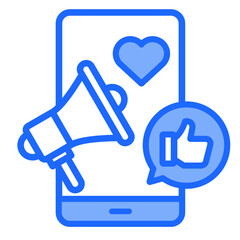 Social Media Branding  Icon Element For Design	