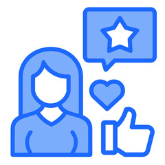 Customer Testimonials  Icon Element For Design	