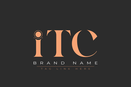 ITC abstract letter logo design. This logo is designed by three abstract letters.