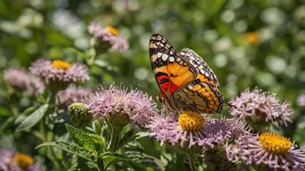 Obraz premium butterfly on flower