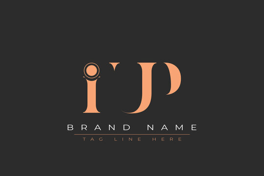 IUP abstract letter logo design. This logo is designed by three abstract letters.