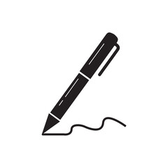 Pen, write icon. vector illustration