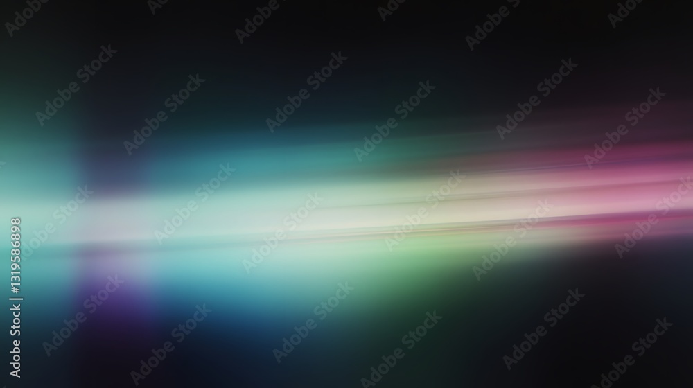 Aufkleber abstract image features soft colors and blurred horizontal lines