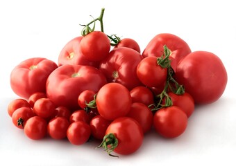 various,red tomatoes for salads or cooking