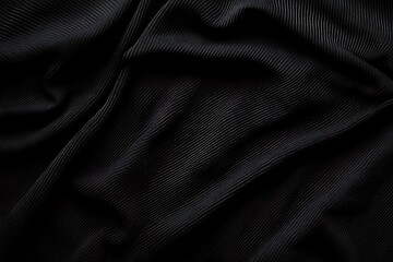Fototapeta premium Black Foam, Crumpled Plastic, and Jersey Textures - High-Resolution Abstract Backgrounds