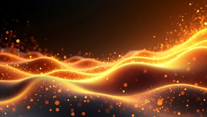 Obraz premium Futuristic 3D Abstract Background with Neon Gradient Lights and Metallic Sheen