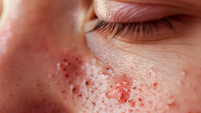 Visual Representation of Symptomatic Effects Following a Tsetse Fly Bite on Human Skin