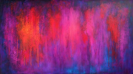 Naklejka premium Vibrant Abstract Art on Canvas with Bright Colors