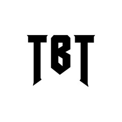 TBT letter logo design for technology company. TBT logo design black and white color combination. TBT logo, TBT vector, TBT design, TBT icon, TBT alphabet. TBT typography logo design.