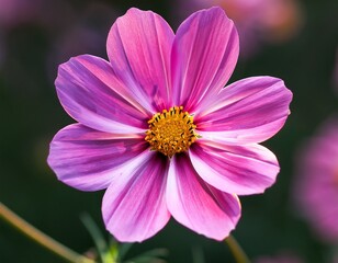 Fototapeta premium pink cosmos flower