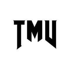 TMV letter logo design for technology company. TMV logo design black and white color combination. TMV logo, TMV vector, TMV design, TMV icon, TMV alphabet. TMV typography logo design.