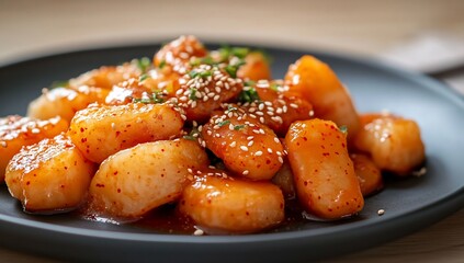 Spicy Korean potato dish