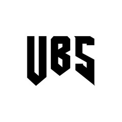 UBS letter logo design for technology company. UBS logo design black and white color combination. UBS logo, UBS vector, UBS design, UBS icon, UBS alphabet. UBS typography logo design.