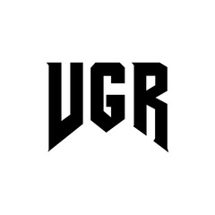 VGR letter logo design for technology company. VGR logo design black and white color combination. VGR logo, VGR vector, VGR design, VGR icon, VGR alphabet. VGR typography logo design.