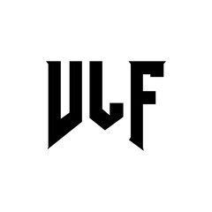 VLF letter logo design for technology company. VLF logo design black and white color combination. VLF logo, VLF vector, VLF design, VLF icon, VLF alphabet. VLF typography logo design.
