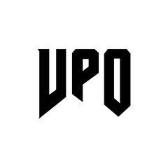 VPO letter logo design for technology company. VPO logo design black and white color combination. VPO logo, VPO vector, VPO design, VPO icon, VPO alphabet. VPO typography logo design.