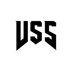 VSS letter logo design for technology company. VSS logo design black and white color combination. VSS logo, VSS vector, VSS design, VSS icon, VSS alphabet. VSS typography logo design.