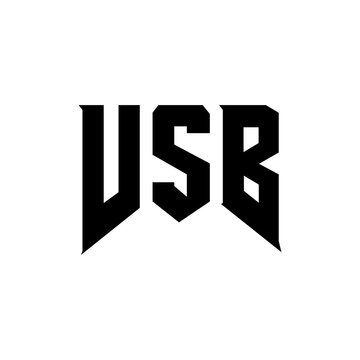 VSB letter logo design for technology company. VSB logo design black and white color combination. VSB logo, VSB vector, VSB design, VSB icon, VSB alphabet. VSB typography logo design.