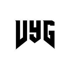 VYG letter logo design for technology company. VYG logo design black and white color combination. VYG logo, VYG vector, VYG design, VYG icon, VYG alphabet. VYG typography logo design.