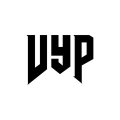 VYP letter logo design for technology company. VYP logo design black and white color combination. VYP logo, VYP vector, VYP design, VYP icon, VYP alphabet. VYP typography logo design.