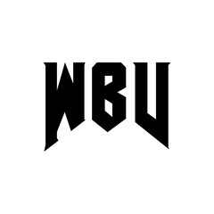 WBV letter logo design for technology company. WBV logo design black and white color combination. WBV logo, WBV vector, WBV design, WBV icon, WBV alphabet. WBV typography logo design.