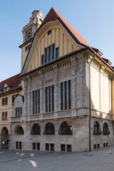 Obraz premium Rathaus in Albstadt-Ebingen im Zollernalbkreis, Baden-Württemberg