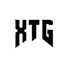 XTG letter logo design for technology company. XTG logo design black and white color combination. XTG logo, XTG vector, XTG design, XTG icon, XTG alphabet. XTG typography logo design.