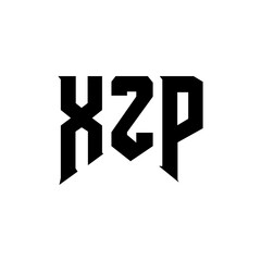 XZP letter logo design for technology company. XZP logo design black and white color combination. XZP logo, XZP vector, XZP design, XZP icon, XZP alphabet. XZP typography logo design.
