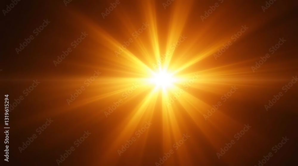 Poster abstract background with rays