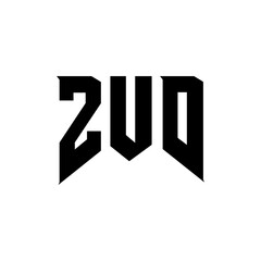 ZUD letter logo design for technology company. ZUD logo design black and white color combination. ZUD logo, ZUD vector, ZUD design, ZUD icon, ZUD alphabet. ZUD typography logo design.