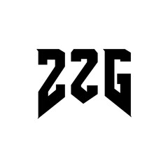ZZG letter logo design for technology company. ZZG logo design black and white color combination. ZZG logo, ZZG vector, ZZG design, ZZG icon, ZZG alphabet. ZZG typography logo design.
