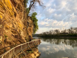 Fototapeta premium Boardwalk on the Tennessee River