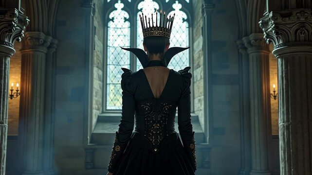 The Evil Queen's Reign: A Dark Fantasy Portrait