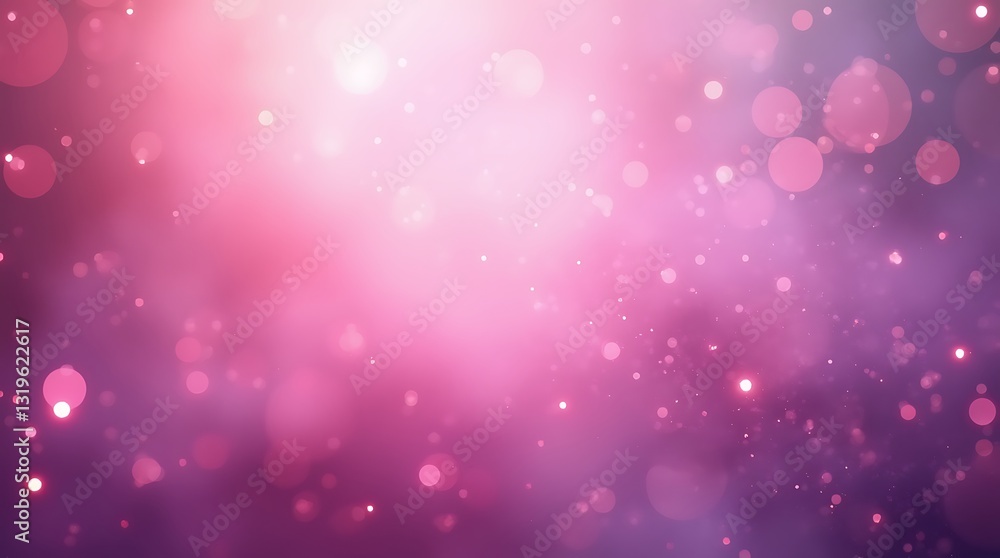 Poster abstract background with bokeh