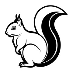 Obraz premium squirrel with nut