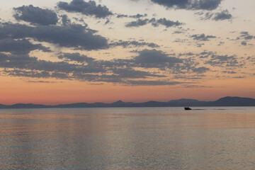 Sunset over the sea - Pelion, Greece