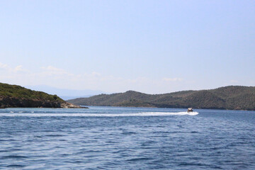 Sailing boat in the Adriatic Sea