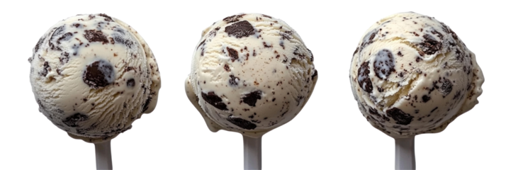 A set of ice cream scoops