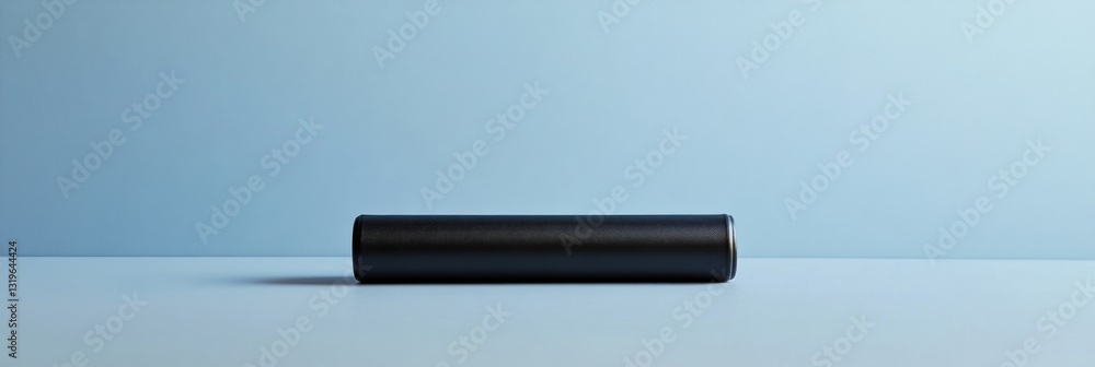 Aufkleber single fitness roller on a minimalist surface highlighting simplicity and functionality in exercise 