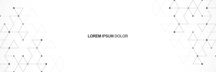 Creative idea of modern design with abstract geometric background. Minimalistic vector texture with linear pattern